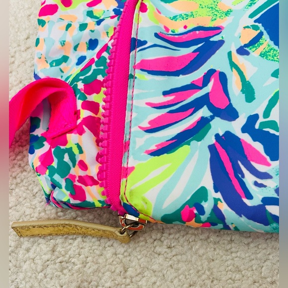 Lilly Pulitzer Draw String foldable bag - Picture 3 of 7